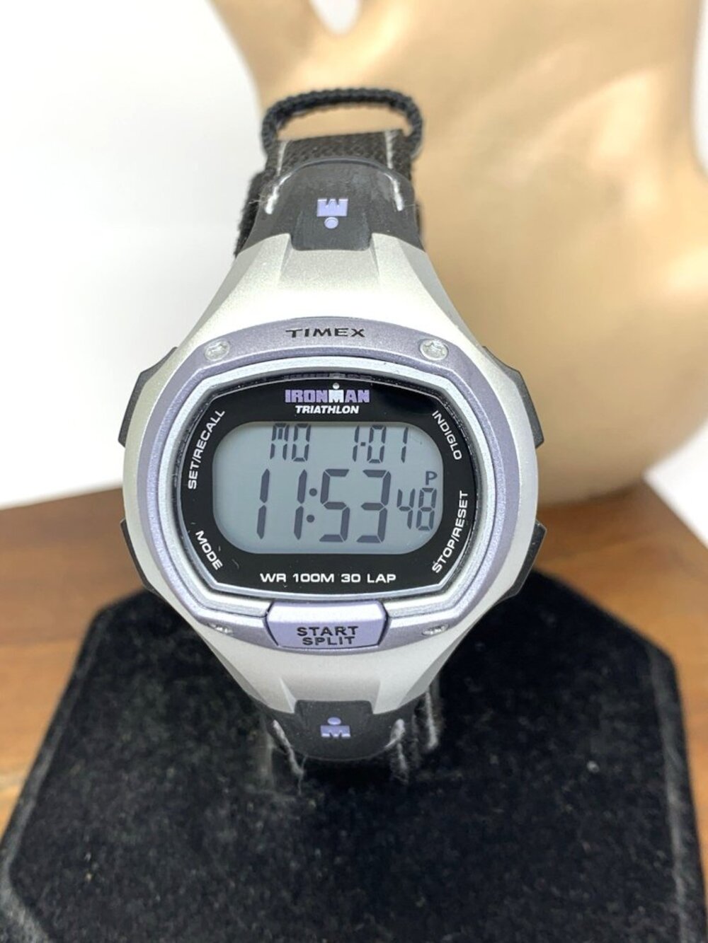 Timex Women's Watch T5K230 Ironman Quartz Digital Sport Nylon Strap 35mm
